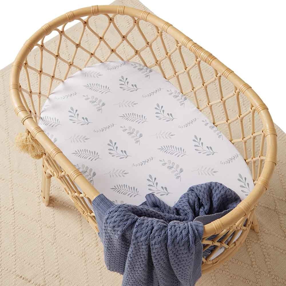 Wild Fern Organic Bassinet Sheet / Change Pad Cover - Image 3