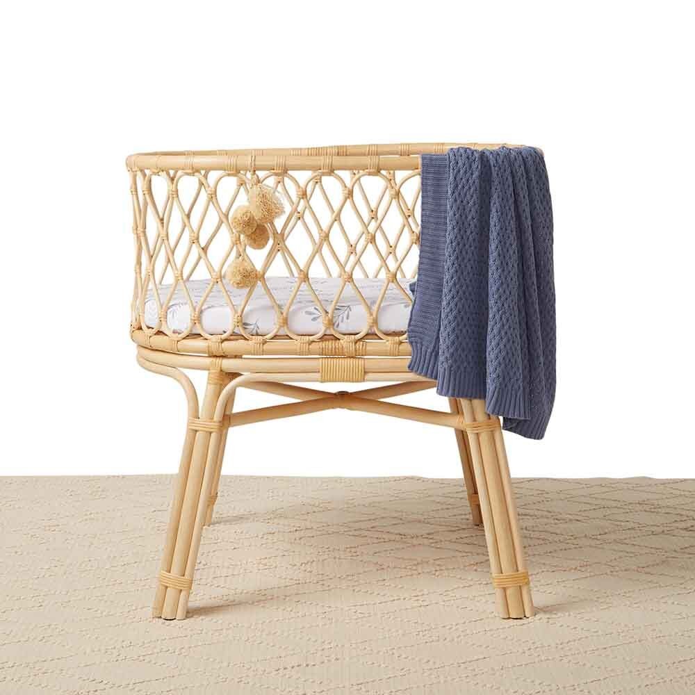Wild Fern Organic Bassinet Sheet / Change Pad Cover - Image 4
