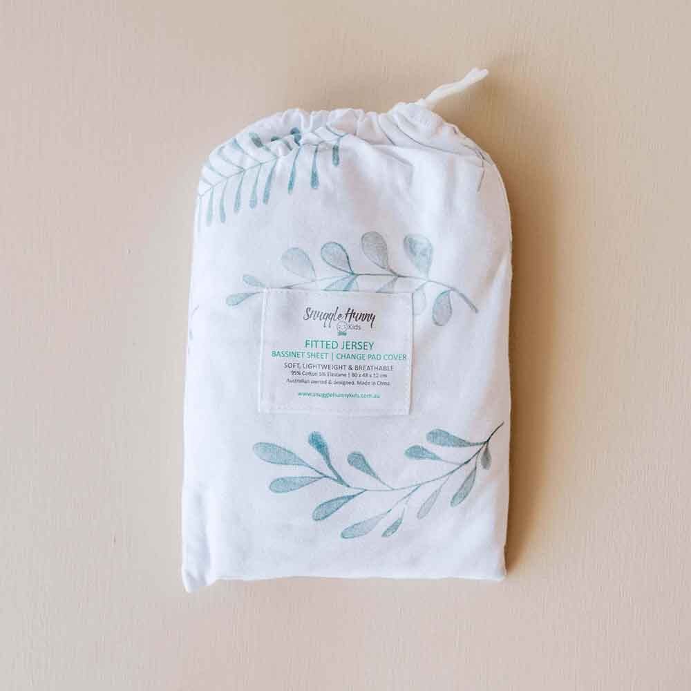 Wild Fern Organic Bassinet Sheet / Change Pad Cover - Image 9