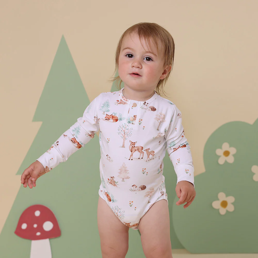 Woodland Tales Long Sleeve Organic Bodysuit - Image 10