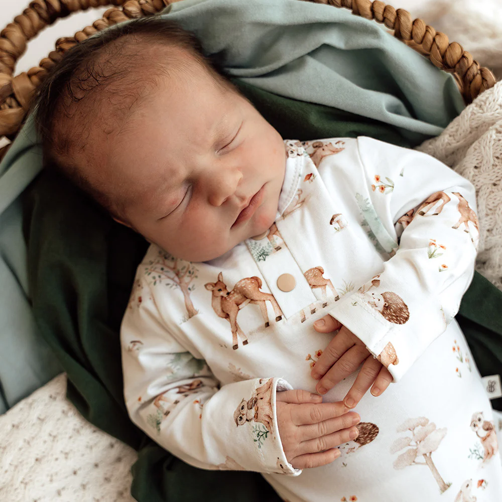 Woodland Tales Long Sleeve Organic Bodysuit - Image 8