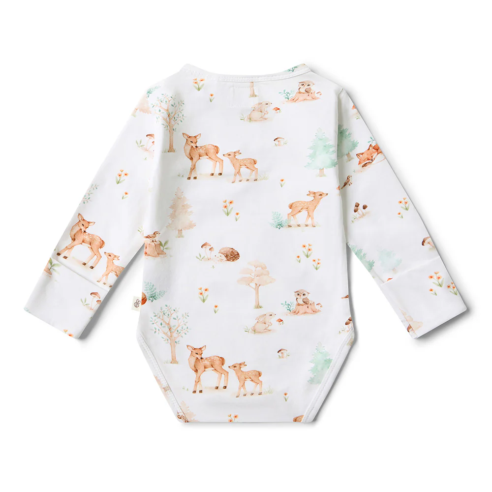 Woodland Tales Long Sleeve Organic Bodysuit - Image 9
