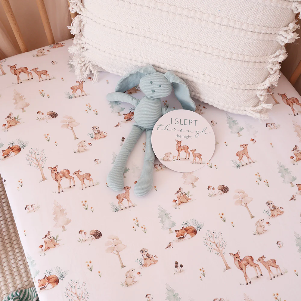 Woodland Tales Organic Fitted Cot Sheet - Image 5
