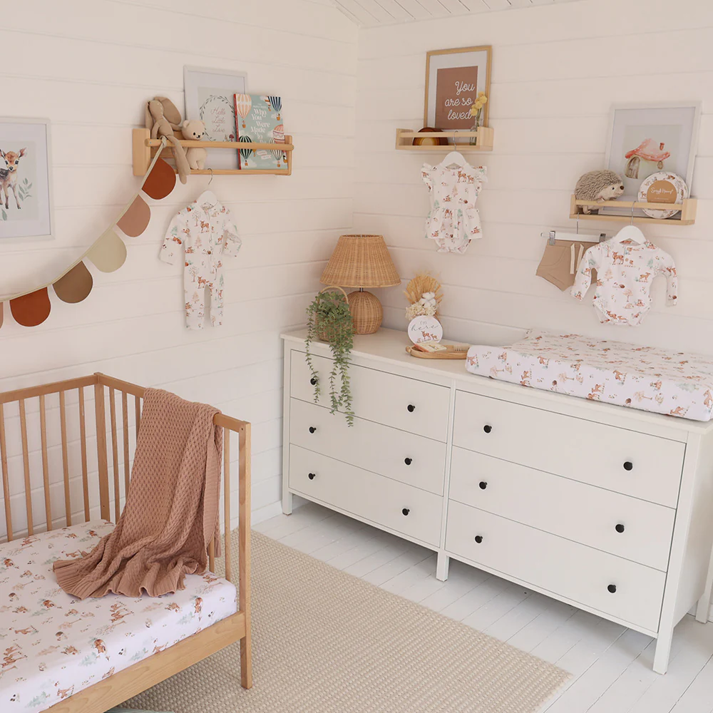 Woodland Tales Organic Fitted Cot Sheet - Image 6