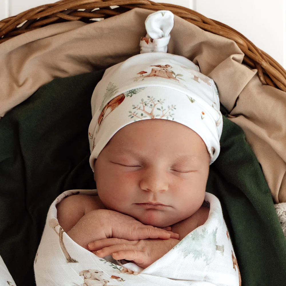 Woodland Tales Organic Knotted Beanie