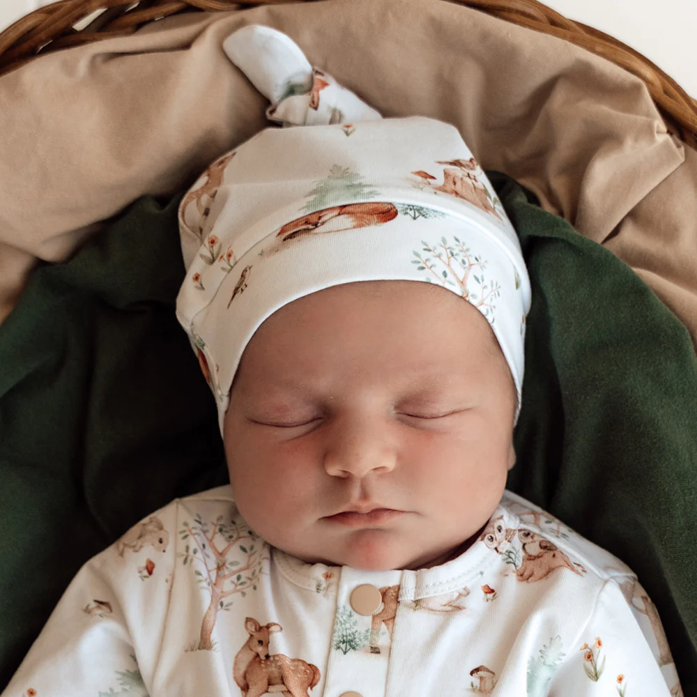 Woodland Tales Organic Knotted Beanie - Image 4