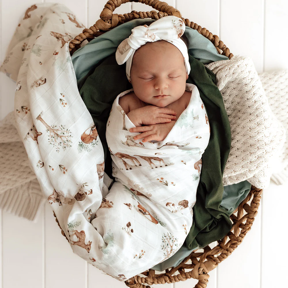 Woodland Tales Organic Muslin Wrap - Image 4