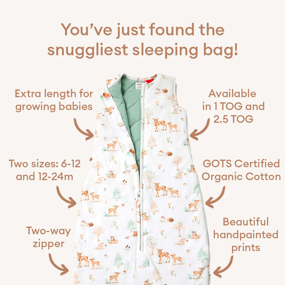 Woodland Tales Organic Sleeping Bag 2.5 TOG - Image 4