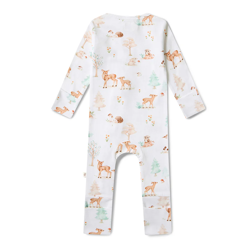 Woodland Tales Organic Snugglesuit Convertible Romper - Image 13