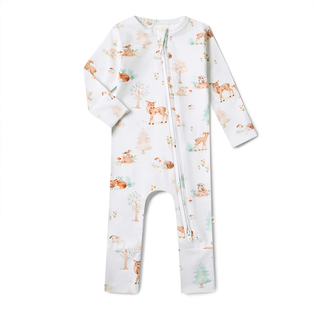 Woodland Tales Organic Snugglesuit Convertible Romper - Image 2
