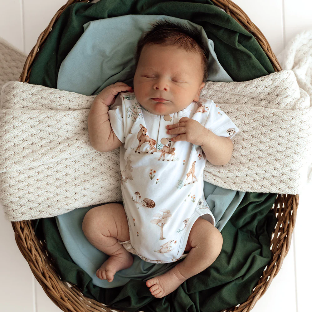 Woodland Tales Short Sleeve Organic Bodysuit - Image 12