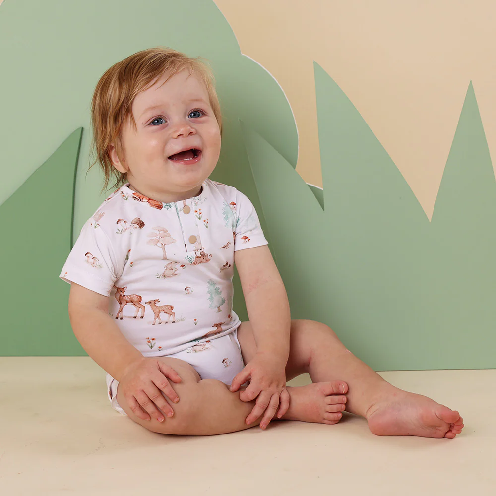 Woodland Tales Short Sleeve Organic Bodysuit - Image 6