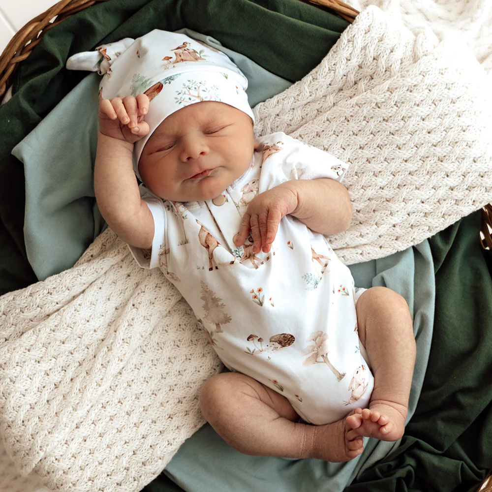 Woodland Tales Short Sleeve Organic Bodysuit - Image 8