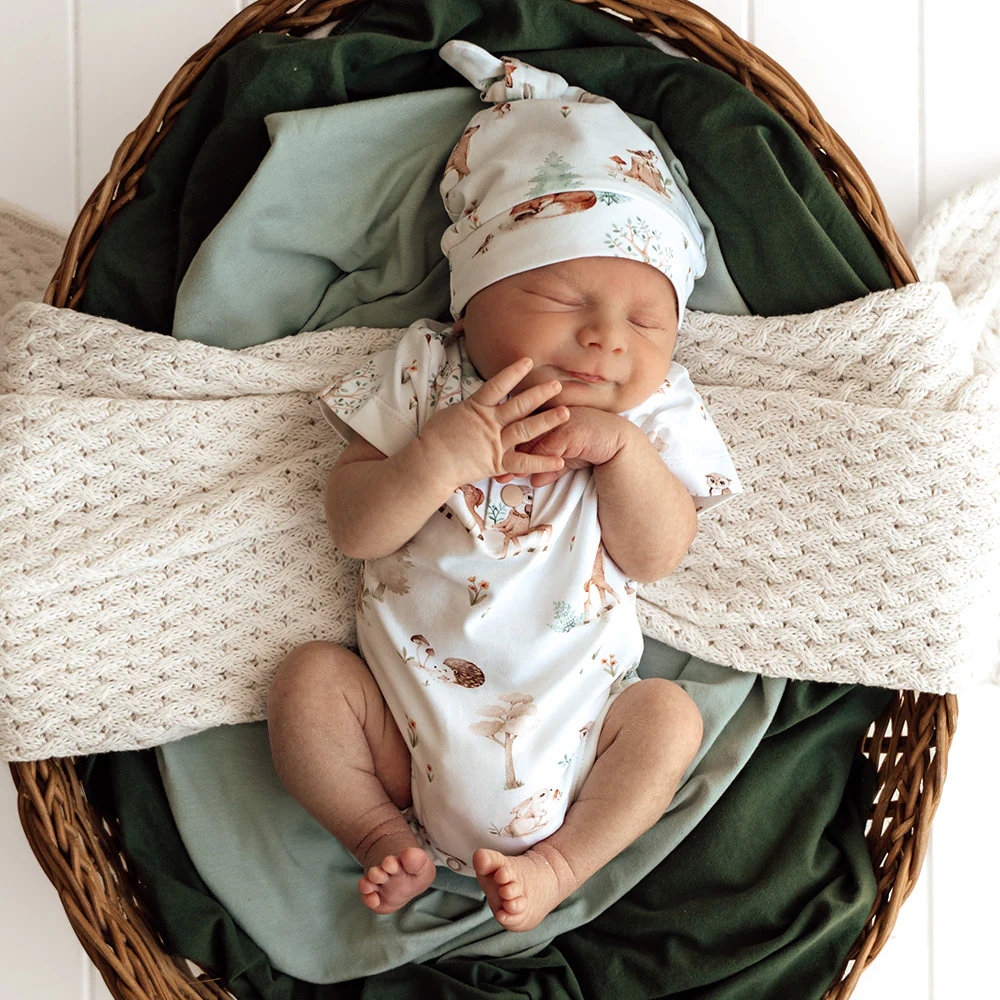 Woodland Tales Short Sleeve Organic Bodysuit - Image 9