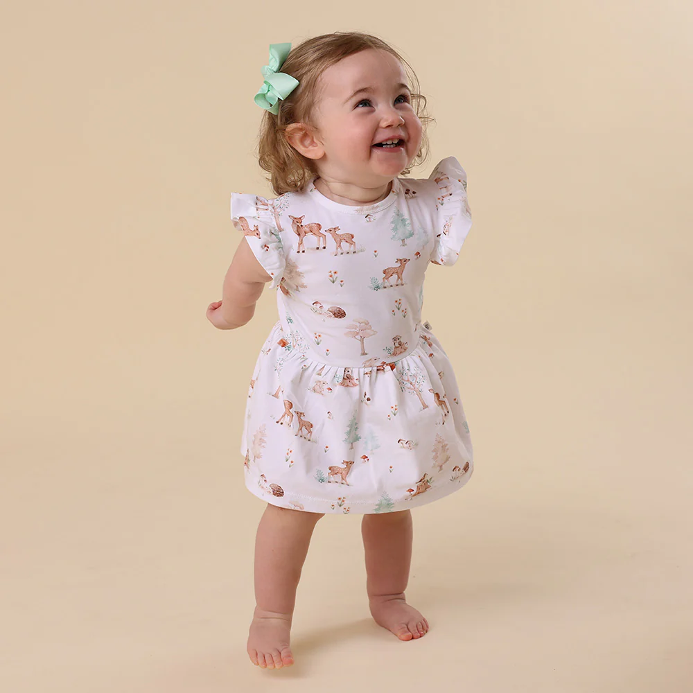 Woodland Tales Short Sleeve Organic Dress - Image 13