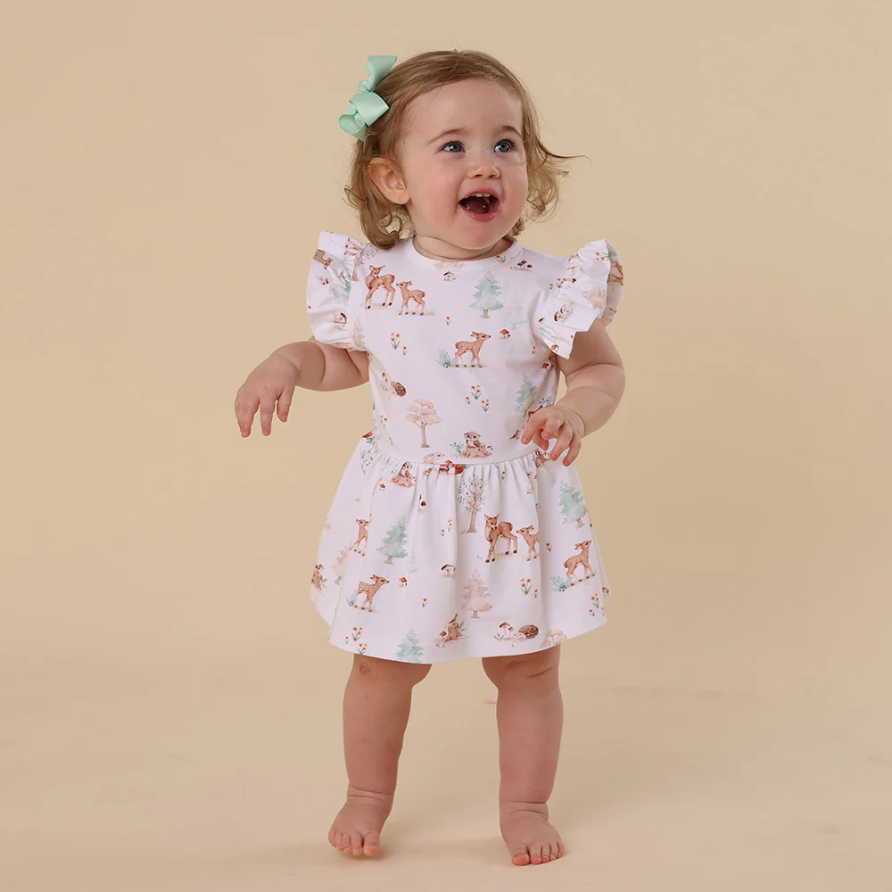 Woodland Tales Short Sleeve Organic Dress - Image 14