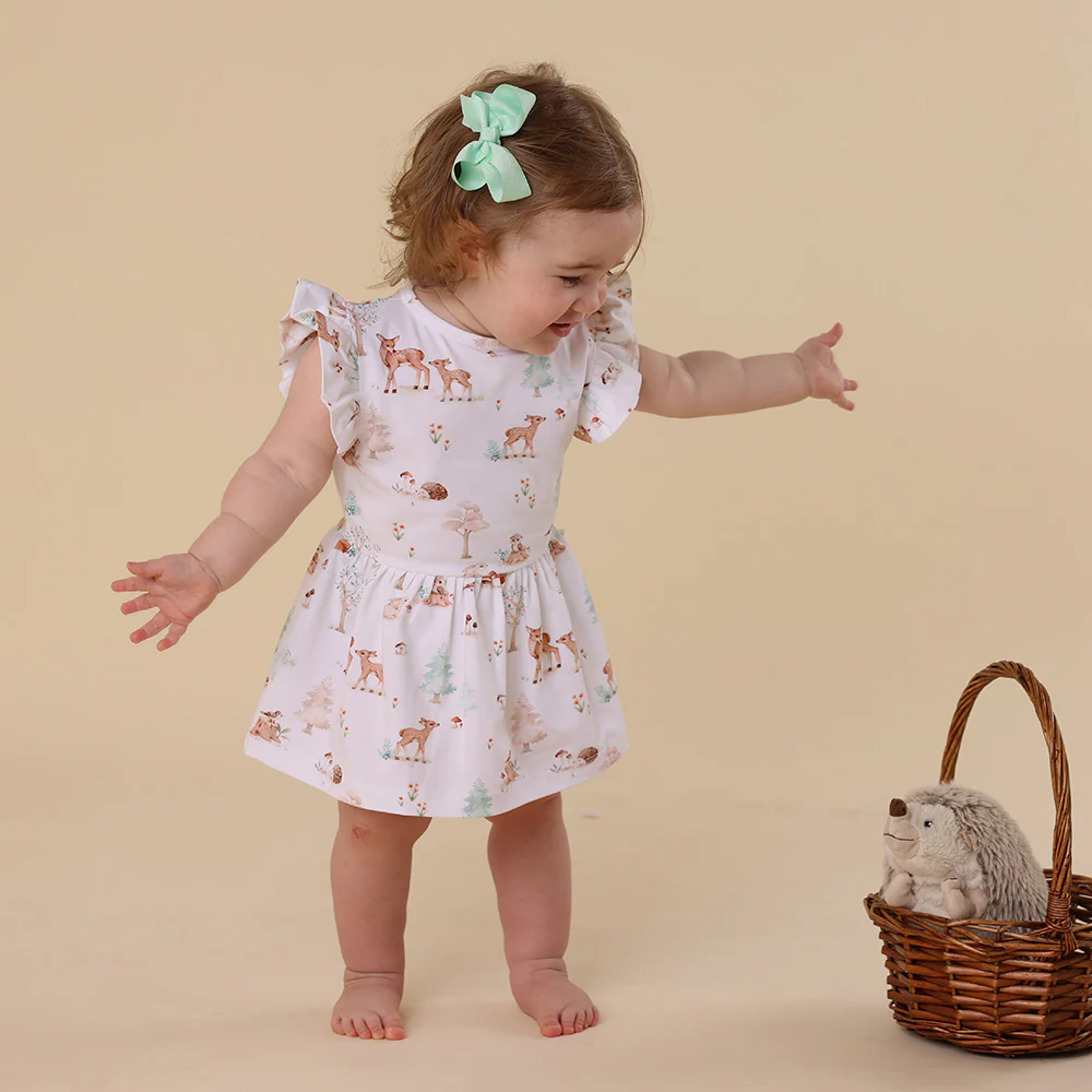 Woodland Tales Short Sleeve Organic Dress - Image 7